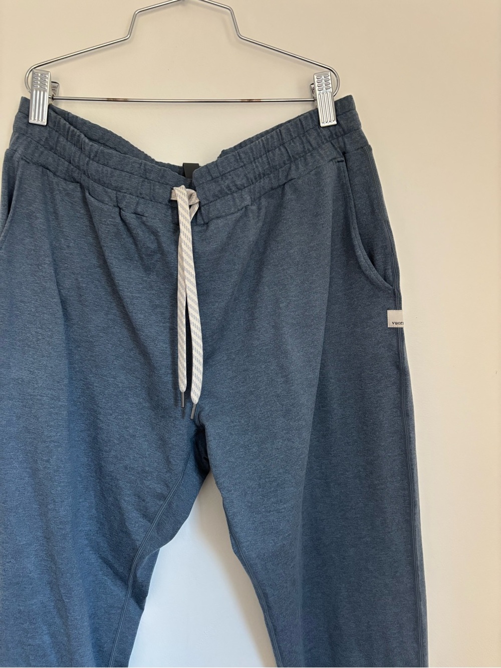Vuori Performance Joggers Womens Heather Blue Athletic Lounge Pants Medium - Picture 2 of 6